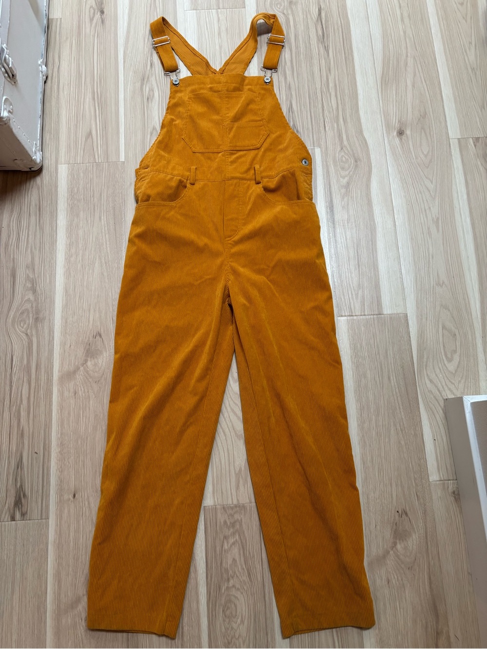 Yellow Small Corduroy Overalls
